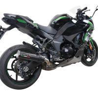 Pot echappement compatible avec Kawasaki Ninja 1000 Sx 2020-2020, M3 Poppy , Pot échappement racing, avec les tuyaux de liaison, article sans homologation 