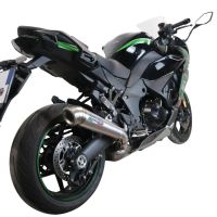 Pot echappement compatible avec Kawasaki Ninja 1000 Sx 2020-2020, Powercone Evo, Échappement légal, homologué,silencieux avec db killer amovible et tuyau de liaison spécifique 