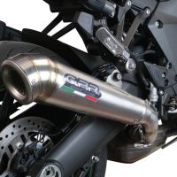Pot echappement compatible avec Kawasaki Ninja 1000 Sx 2020-2020, Powercone Evo, Échappement légal, homologué,silencieux avec db killer amovible et tuyau de liaison spécifique 