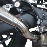 Pot echappement compatible avec Kawasaki Ninja 1000 Sx 2020-2020, Powercone Evo, Échappement légal, homologué,silencieux avec db killer amovible et tuyau de liaison spécifique 