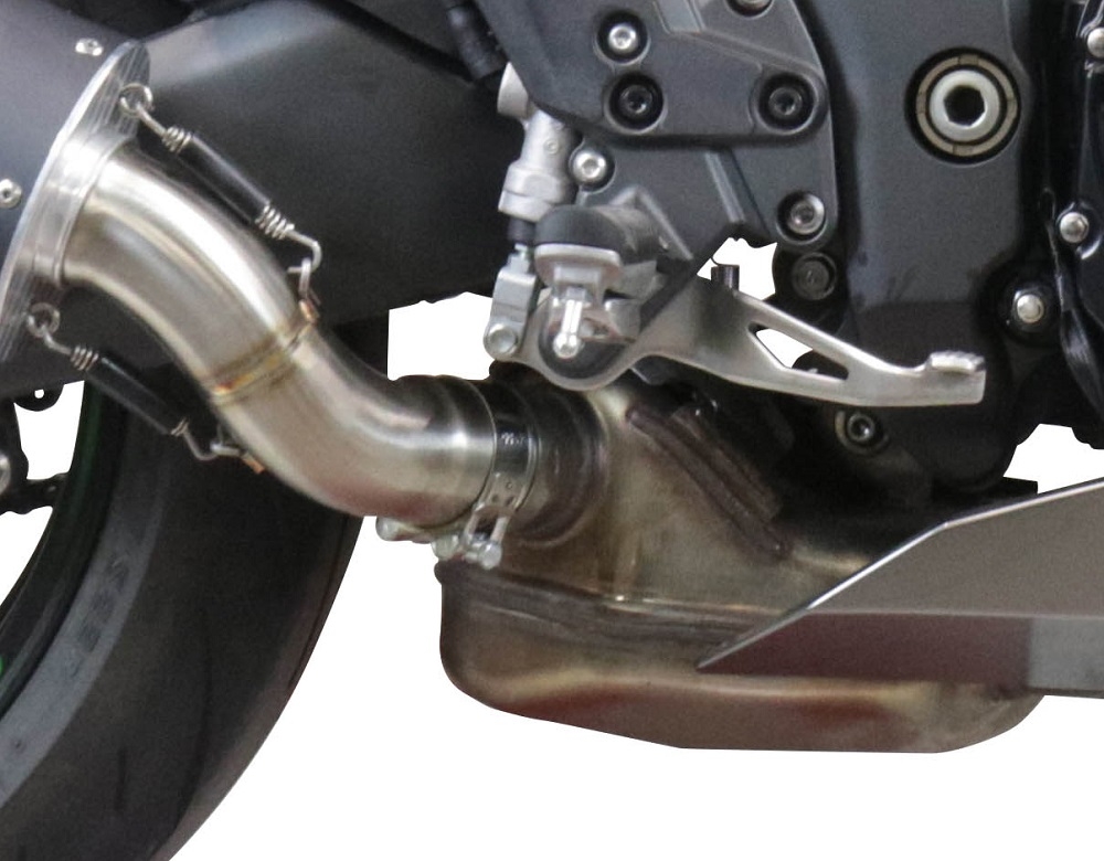 Pot echappement compatible avec Kawasaki Ninja 1000 Sx 2021-2024, M3 Inox , Échappement légal, homologué,silencieux avec db killer amovible et tuyau de liaison spécifique 
