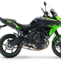 GPR pot echappement compatible avec  Kawasaki Versys 650 2015-2016, New Grand Prix Evo Titanium, Homologué et légal, système d'échappement complet, avec db killer amovible 