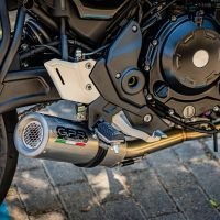 Pot echappement compatible avec Kawasaki Z 650 RS 2021-2023, M3 Inox , Silencieux homologué pour bruit, échappement complet avec catalyseur et db killer 