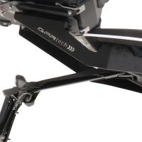 Top case en aluminium, couleur argent avec  porte-bagases y plaque spécifique Top-case GPR TECH compatible avec  Ktm Duke 390 2021/2023 e5