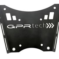 Top case en aluminium, couleur argent avec plaque spécifique incluse Top-case GPR TECH compatible avec  Ktm Lc 8 Adventure 1190 2013