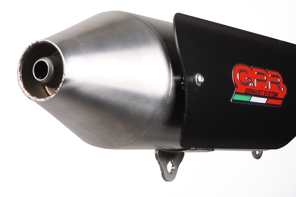 Pot echappement compatible avec Quadro 3 QUADRO 2014-2017, Power Bomb, Échappement légal, homologué,silencieux avec db killer amovible 