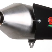Pot echappement compatible avec Quadro 350 D 2011-2013, Power Bomb, Échappement légal, homologué,silencieux avec db killer amovible 