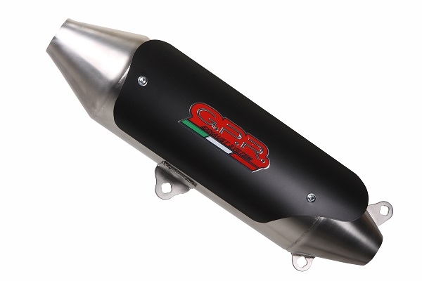Pot echappement compatible avec Quadro 3 QUADRO 2014-2017, Power Bomb, Échappement légal, homologué,silencieux avec db killer amovible 