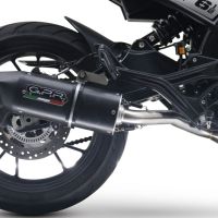 Pot echappement compatible avec Moto Morini Seiemmezzo Str 2022-2024, Furore Evo4 Nero, Pot échappement homologué et légal, silencieux avec mi-collecteur, db killer amovible et catalyseur 