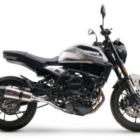 GPR pot echappement compatible avec  Moto Morini Seiemmezzo Scr 2022-2024, New Grand Prix Evo Titanium, Pot échappement homologué et légal, silencieux avec mi-collecteur, db killer amovible et catalyseur 