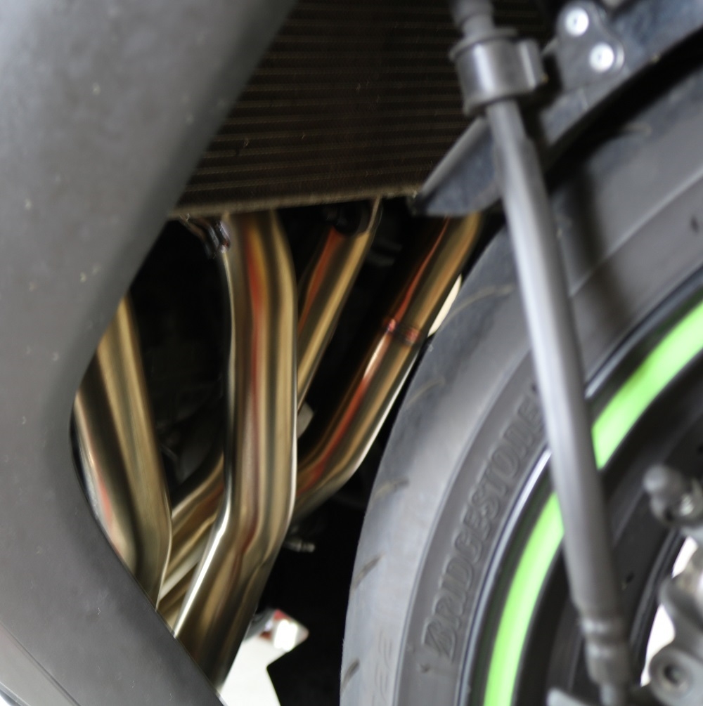 Pot echappement compatible avec Kawasaki Ninja 1000 Sx 2020-2020, Decatalizzatore, Suppresseur de cataliseu, décatalyseurr, article sans homologation 