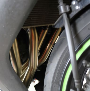 Pot echappement compatible avec Kawasaki Ninja 1000 Sx 2020-2020, Decatalizzatore, Suppresseur de cataliseu, décatalyseurr, article sans homologation 