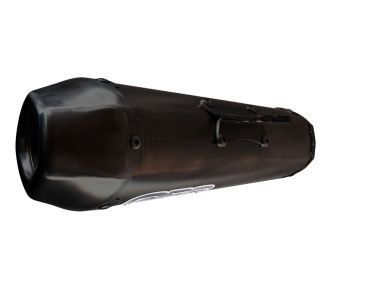 Pot echappement compatible avec Zontes M 125 2022-2024, Pentaroad Black, Homologué et légal, système d'échappement complet avec catalyseur et db killer amovible 