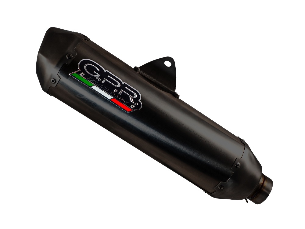 Pot echappement compatible avec Voge SR4 Max 2022-2024, Pentaroad Black, Échappement légal, homologué,silencieux avec catalyseur, db killer amovible et tuyau de liaison spécifique 