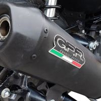 Pot echappement compatible avec Bmw C 400 X -GT 2021-2024, Pentaroad Black, Échappement légal, homologué,silencieux avec catalyseur, db killer amovible et tuyau de liaison spécifique 