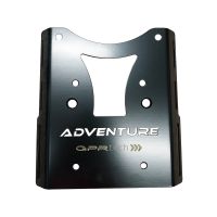 Top case en aluminium, couleur argent avec plaque spécifique incluse Top-case GPR TECH compatible avec  Ktm Adventure 890 - 890 R Rally 2021/2024 e5