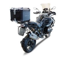 Top case en aluminium, couleur noire avec plaque spécifique incluse Top-case GPR TECH compatible avec  Bmw F 850 Gs Adventure 2018/2020 e4