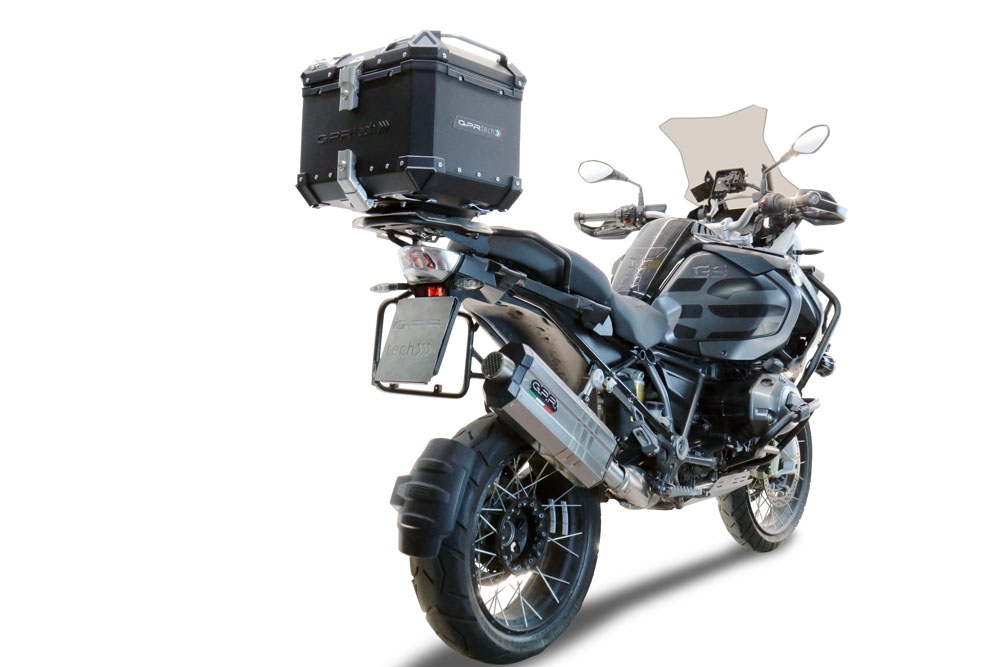 Top case en aluminium, couleur noire avec plaque spécifique incluse Top-case GPR TECH compatible avec  Bmw F 850 Gs Adventure 2021/2023 e5