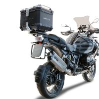 Top case en aluminium, couleur noire avec plaque spécifique incluse Top-case GPR TECH compatible avec  Bmw F 850 Gs Adventure 2021/2023 e5
