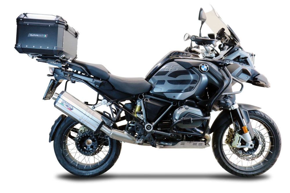 Top case en aluminium, couleur noire avec plaque spécifique incluse Top-case GPR TECH compatible avec  Bmw F 850 Gs Adventure 2021/2023 e5