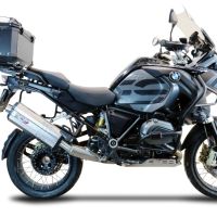 Top case en aluminium, couleur noire avec plaque spécifique incluse Top-case GPR TECH compatible avec  Bmw F 850 Gs Adventure 2018/2020 e4