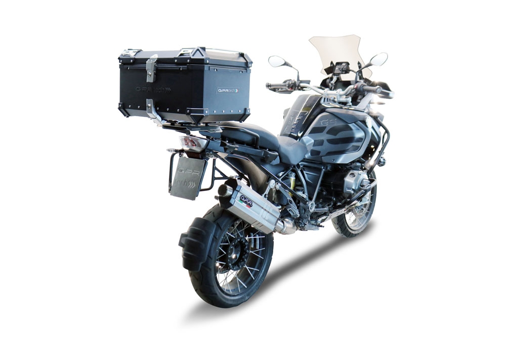 Top case en aluminium, couleur noire avec plaque spécifique incluse Top-case GPR TECH compatible avec  Bmw F 850 Gs Adventure 2021/2023 e5