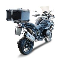 Top case en aluminium, couleur noire avec plaque spécifique incluse Top-case GPR TECH compatible avec  Bmw F 850 Gs Adventure 2021/2023 e5