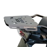 Top case en aluminium, couleur argent avec plaque spécifique incluse Top-case GPR TECH compatible avec  Bmw R 1250 Gs Adventure 2021/2024 e5