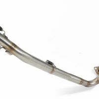 GPR pot echappement compatible avec  Kawasaki KLX 110 / 110 L 2003-2025, Deeptone Inox, Pot d'échappement complet racing, compris de collecteur et db killer amovible, sans homologation 