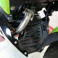 Pot echappement compatible avec Keeway Rkf 125 2021-2023, M3 Poppy , Homologué et légal, système d'échappement complet avec catalyseur et db killer amovible 