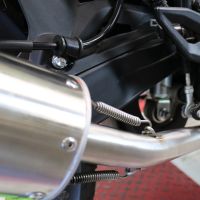 Pot echappement compatible avec Keeway Rkf 125 2021-2023, M3 Poppy , Homologué et légal, système d'échappement complet avec catalyseur et db killer amovible 