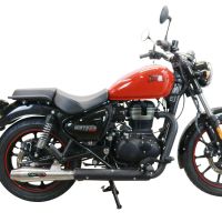 Pot echappement compatible avec Royal Enfield Classic 350 2021-2023, Ultracone, Pot échappement racing, avec les tuyaux de liaison, article sans homologation 
