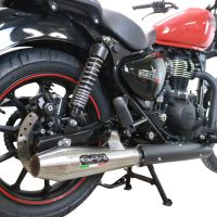 Pot echappement compatible avec Royal Enfield Classic 350 2021-2023, Ultracone, Pot échappement racing, avec les tuyaux de liaison, article sans homologation 