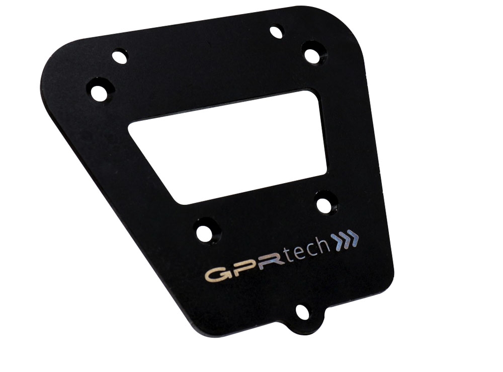 Top case en aluminium, couleur argent avec plaque spécifique incluse Top-case GPR TECH compatible avec  Royal Enfield Himalayan 410 2017/2023