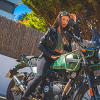 Pot echappement compatible avec Royal Enfield Himalayan 410 Diam.36mm 2017-2020, Deeptone Inox, Pot échappement racing, avec les tuyaux de liaison, article sans homologation 