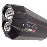 Pot echappement compatible avec Bmw R 1200 Gs 2017-2018, Sonic Poppy, Échappement légal, homologué,silencieux avec db killer amovible et tuyau de liaison spécifique 
