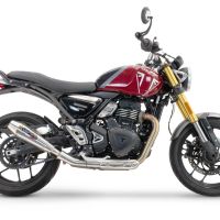 Pot echappement compatible avec Triumph Speed 400 2023-2025, Ultracone, Échappement légal, homologué,silencieux avec db killer amovible et tuyau de liaison spécifique 