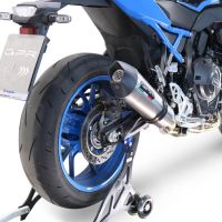 GPR pot echappement compatible avec  Suzuki Gsx-8S 2022-2024, New Grand Prix Evo Titanium, Homologué et légal, système d'échappement complet avec catalyseur et db killer amovible 