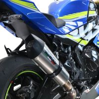 Pot echappement compatible avec Suzuki Gsx-R 1000 - 1000 R 2017-2020, GP Evo4 Titanium, Échappement légal, homologué,silencieux avec db killer amovible et tuyau de liaison spécifique 