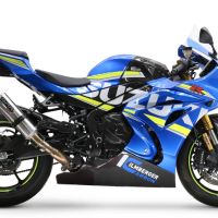 Pot echappement compatible avec Suzuki Gsx-R 1000 - 1000 R 2017-2020, M3 Inox , Échappement légal, homologué,silencieux avec db killer amovible et tuyau de liaison spécifique 