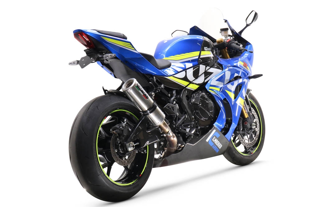Pot echappement compatible avec Suzuki Gsx-R 1000 - 1000 R 2017-2020, M3 Inox , Échappement légal, homologué,silencieux avec db killer amovible et tuyau de liaison spécifique 
