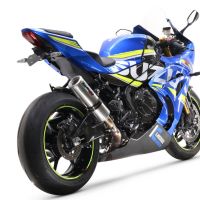 Pot echappement compatible avec Suzuki Gsx-R 1000 - 1000 R 2017-2020, M3 Inox , Échappement légal, homologué,silencieux avec db killer amovible et tuyau de liaison spécifique 