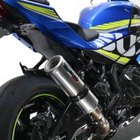 Pot echappement compatible avec Suzuki Gsx-R 1000 - 1000 R 2017-2020, M3 Inox , Échappement légal, homologué,silencieux avec db killer amovible et tuyau de liaison spécifique 