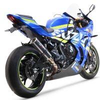 Pot echappement compatible avec Suzuki Gsx-R 1000 - 1000 R 2021-2025, M3 Poppy , Pot échappement racing, avec les tuyaux de liaison, article sans homologation 