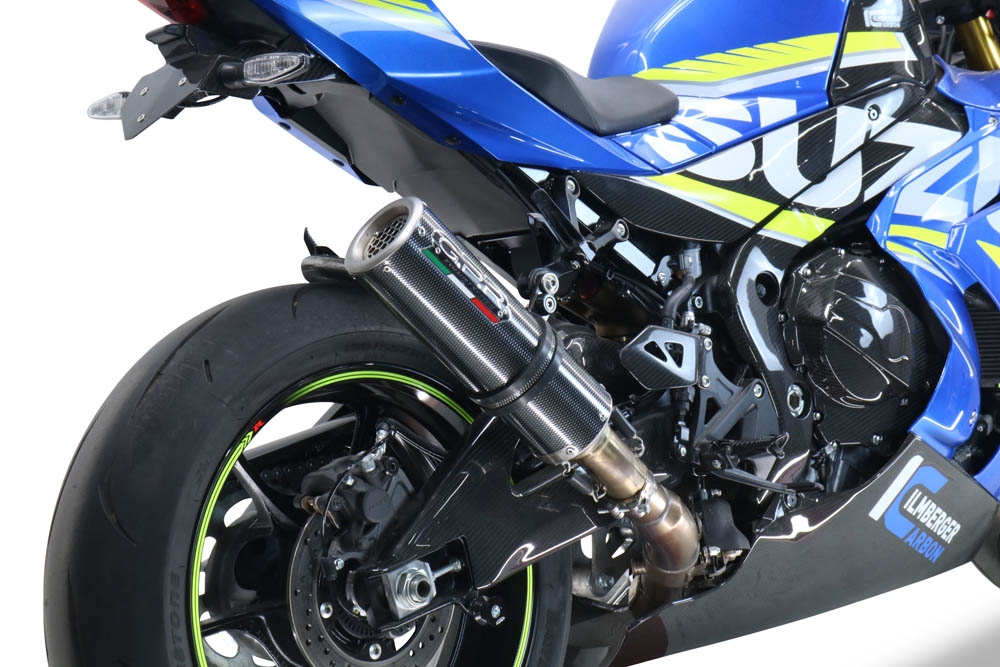 Pot echappement compatible avec Suzuki Gsx-R 1000 - 1000 R 2021-2025, M3 Poppy , Pot échappement racing, avec les tuyaux de liaison, article sans homologation 