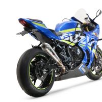 Pot echappement compatible avec Suzuki Gsx-R 1000 - 1000 R 2021-2025, Powercone Evo, Échappement légal, homologué,silencieux avec db killer amovible et tuyau de liaison spécifique 