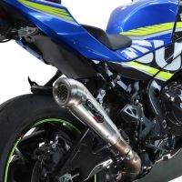 Pot echappement compatible avec Suzuki Gsx-R 1000 - 1000 R 2021-2025, Powercone Evo, Échappement légal, homologué,silencieux avec db killer amovible et tuyau de liaison spécifique 