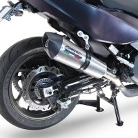 GPR pot echappement compatible avec  Sym Maxsym TL 508 2021-2024, New Grand Prix Evo Titanium, Échappement légal, homologué,silencieux avec db killer amovible et tuyau de liaison spécifique 