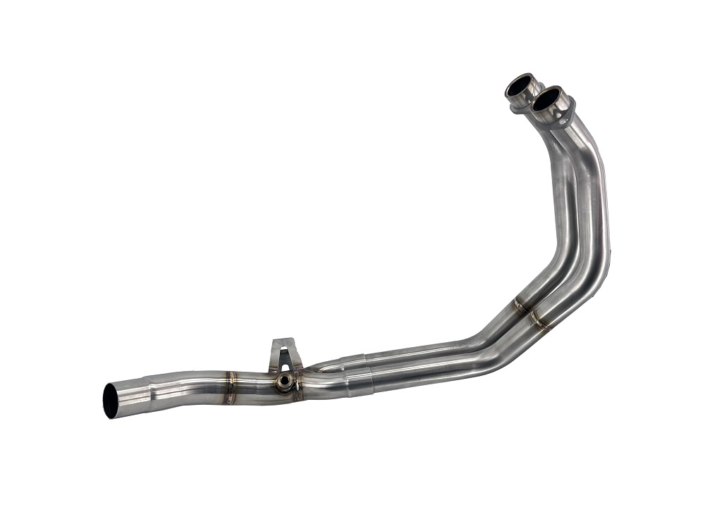 Pot echappement compatible avec Yamaha Tenere 700 2021-2024, Decatalizzatore + Paracoppa Titanio, Décatalyseur plus plaque de protection moteur en titane 