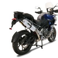 Pot echappement compatible avec Triumph Tiger 1200 Gt - Rally 2022-2024, Albus Evo4, Échappement légal, homologué,silencieux avec db killer amovible et tuyau de liaison spécifique 